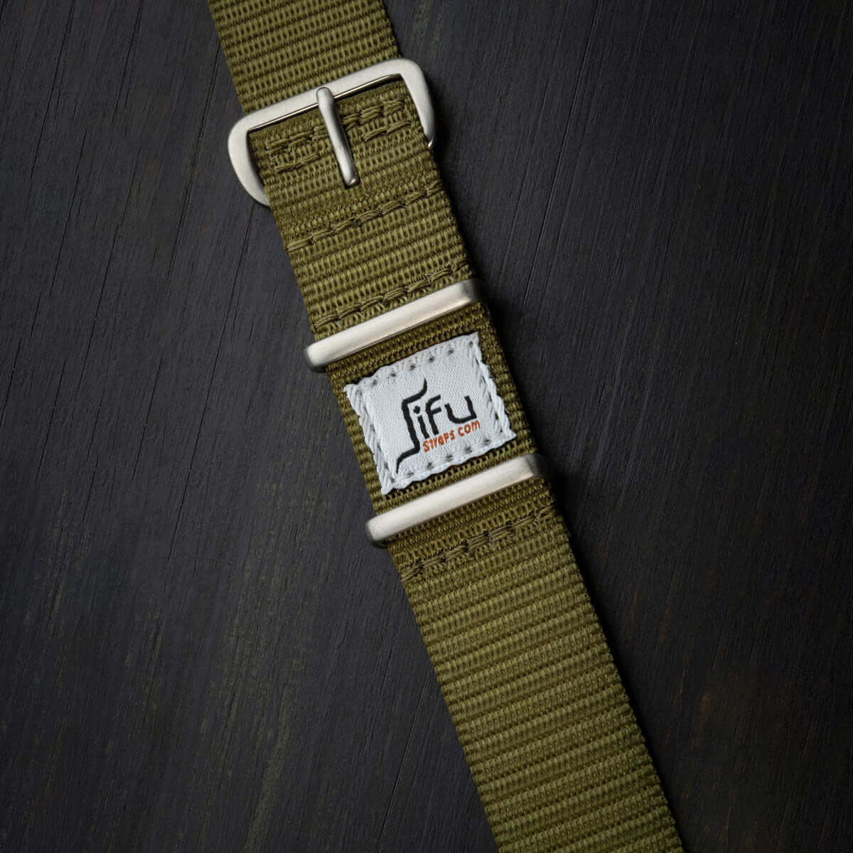 3-Ring Single-Pass - Olive Green - sifustrap - 3