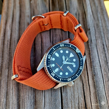 Sifu Strap Orange — Ribbed Keeper-First Nylon-Poly